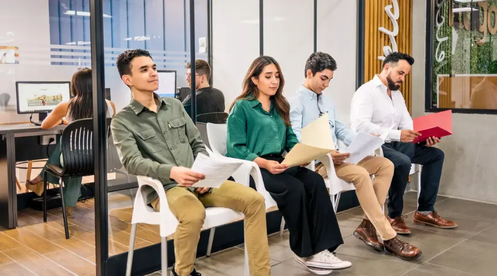 Training session at Intugo's BPO center with client involvement