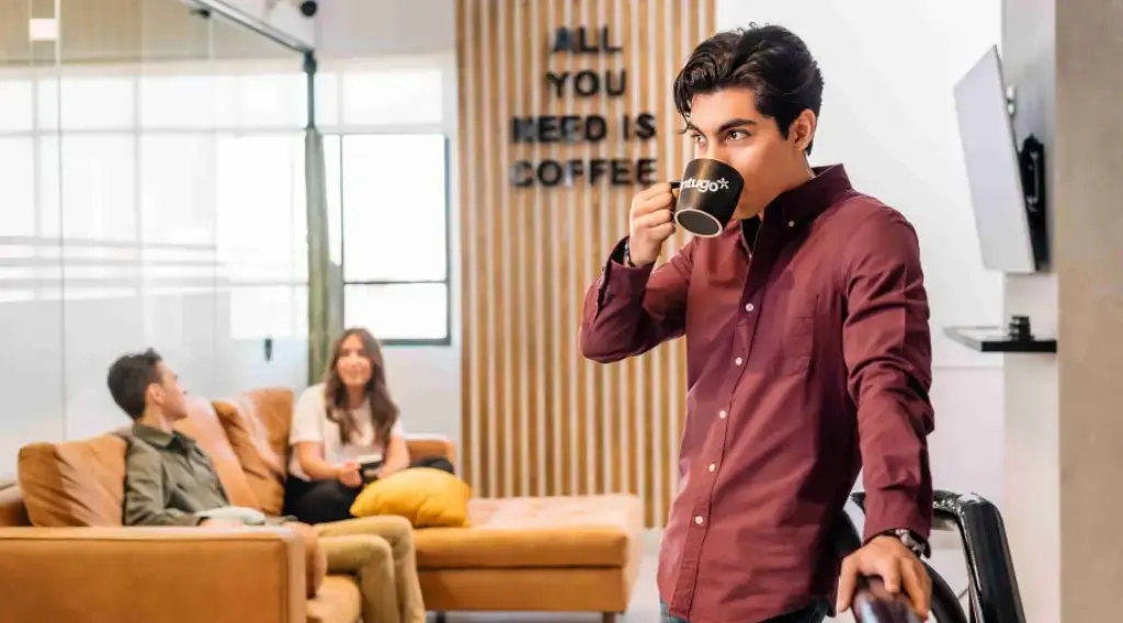 Business managers coordinating operations with a nearshore call center in Mexico