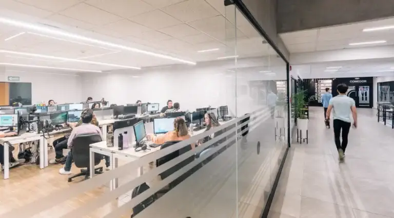 Call center solutions for small business in Mexico at a co-working facility