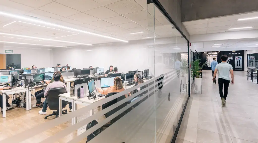 Call center solutions for small business in Mexico at a co-working facility