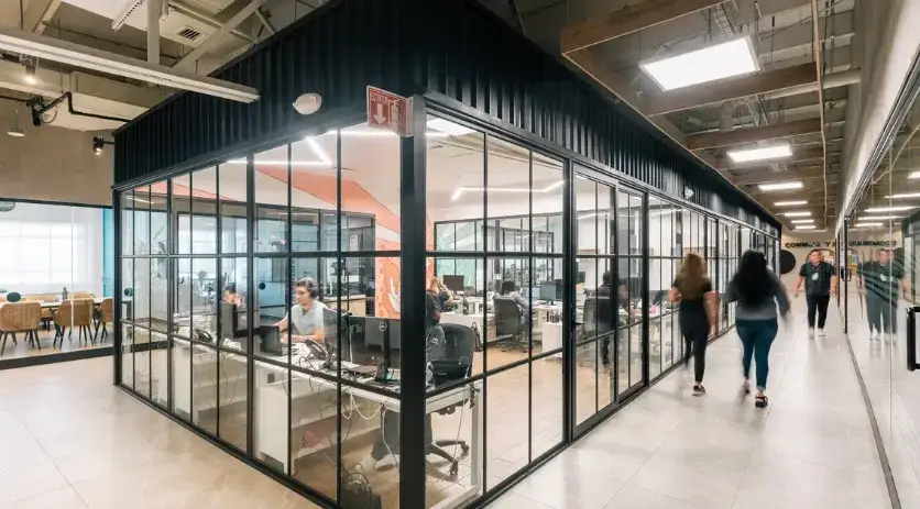 Global Capability Center meeting with IT support team