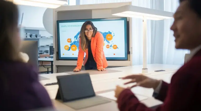 Global delivery center meeting