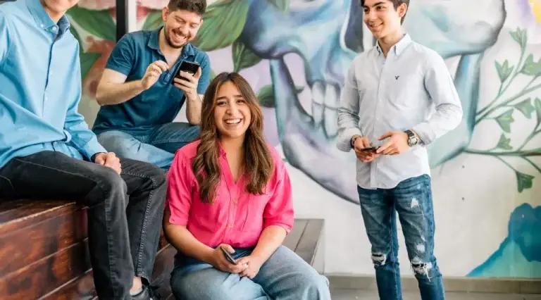 Digital ads support team in Mexico creating a video campaign to use in Demmand Gen Campaign
