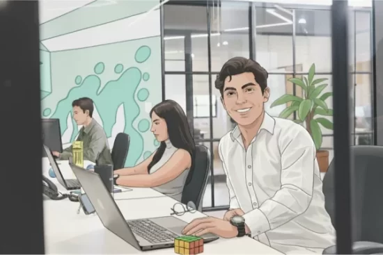 Nearshore outsourcing solutions for small businesses image illustration