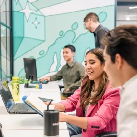 Company operating through a nearshore small business solutions model