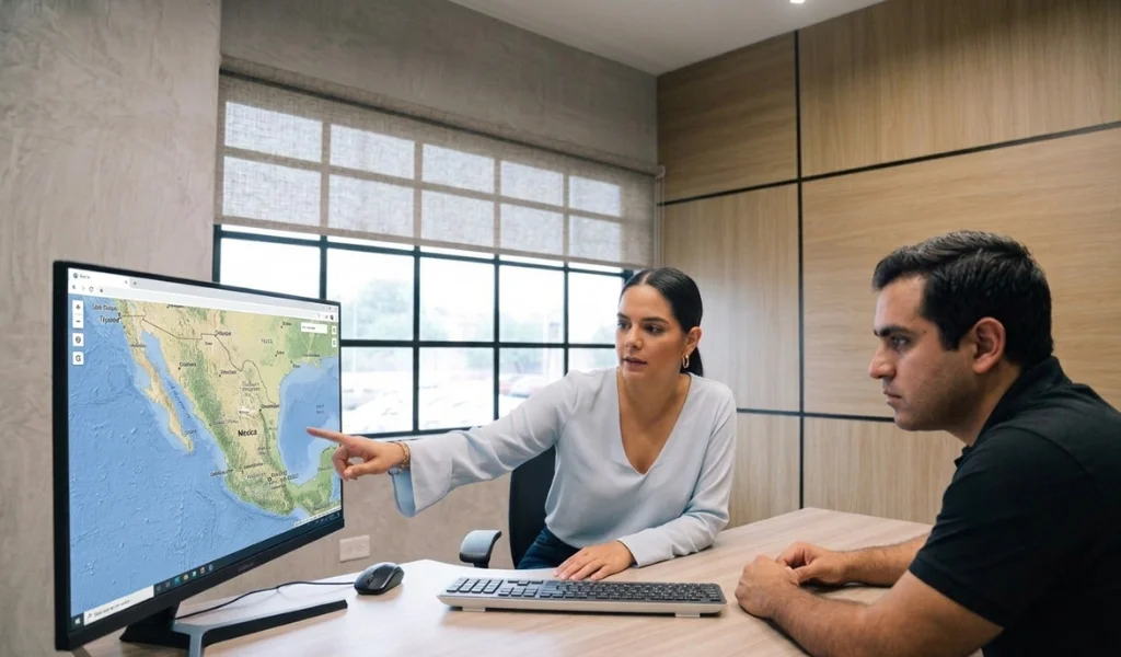 Business executives deciding how to start operations in Mexico through an administrative shelter provider